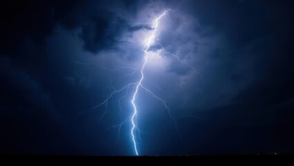 Dramatic lightning storm
