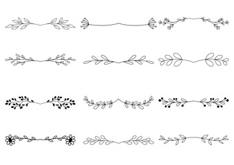 Fototapeta premium 0110 flower divider