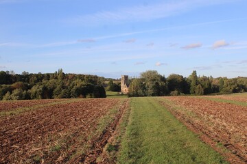 St Peter's Church, Thurgarton, Nottinghamshire, viewed from the south.