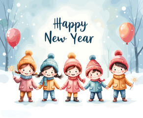 Happy New Year, New Year evening, new year sale, new year banner, new year card, 2026, new year evening, new year poster, new year banner, holiday, new, year, sign, celebration, neon, new year, night,