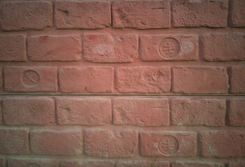 red brick wall