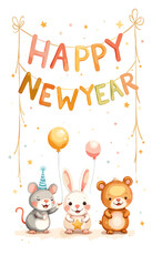 Happy New Year, New Year evening, new year sale, new year banner, new year card, 2026, new year evening, new year poster, new year banner, holiday, new, year, sign, celebration, neon, new year, night,