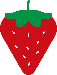 과일-딸기-딸기꼭지-딸기씨