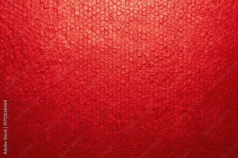 Poster background texture of red bubble wrap