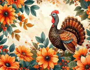 thanksgiving pattern - Generated image