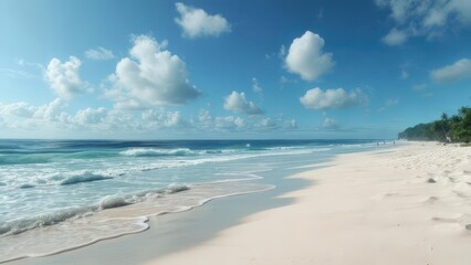 Obraz premium Tropical beach scene (1)