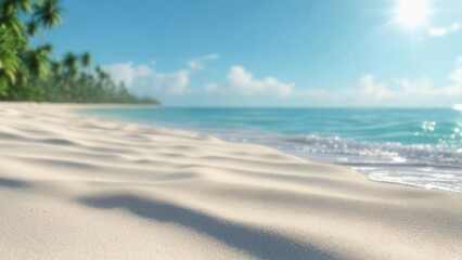 Fototapeta premium Tropical beach scene