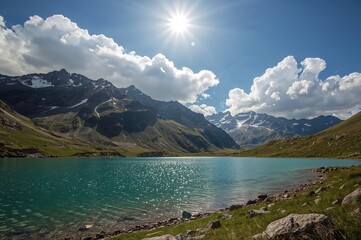 Obraz premium Authentic alpine scenery