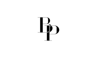 BP initial letters, monogram logo