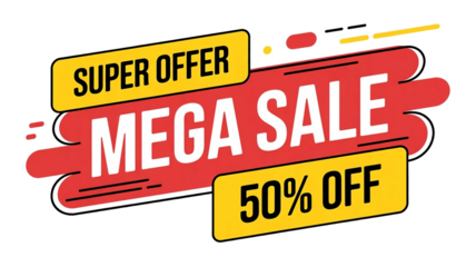 Don't miss out! Mega Sale with Super Offer and 50% off, get your deal now, limited time
