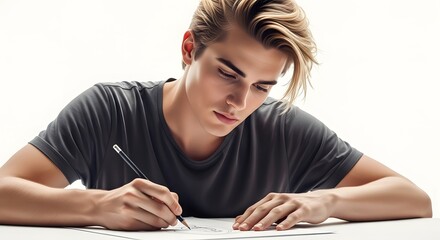 Photorealistic Whisk with Flour and Eggs for Baking, Kitchen Utensil Close-up