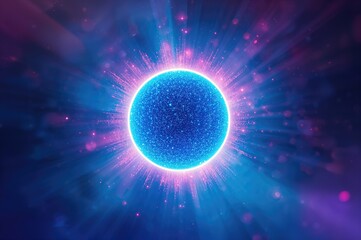 Image of a glowing orb surrounded by twinkling lights and a luminous portal effect