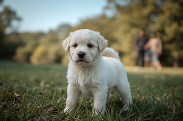 Close-up of a small dog sitting outdoors
