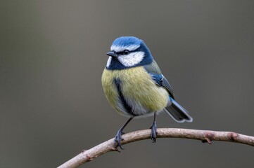 Obraz premium Close-up of a colorful small bird in a natural woodland setting