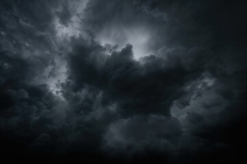Obraz premium Dark thunderclouds and stormy sky textured backdrop