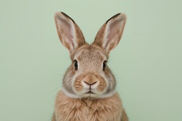 Obraz premium Easter rabbit close-up shot