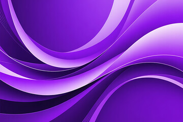Fototapeta premium Abstract Swirling Waves of Purple and White with Smooth Gradients graphic design