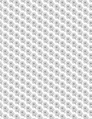 flower simple outline pattern background