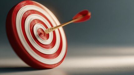 inspiring bullseye icon symbolizes goal success strategy achievement progress and dynamic growth
