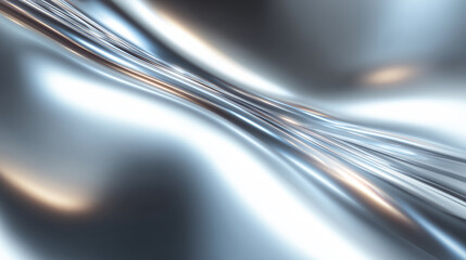 Clean Reflective Metal Surface in Modern Style