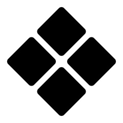 rhombus diamond symbol icon