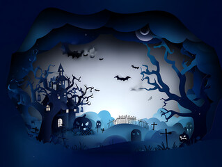 halloween, moon