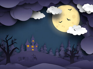 halloween, moon