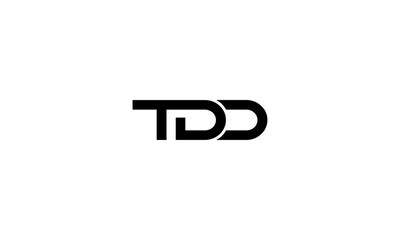 TDD initial letters, monogram logo