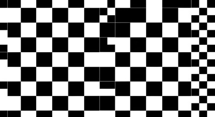 Fototapeta premium Seamless Black and White Whisk Pattern Background