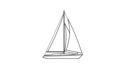 Simple Line Art Whisk Illustration - Kitchen Utensil Icon