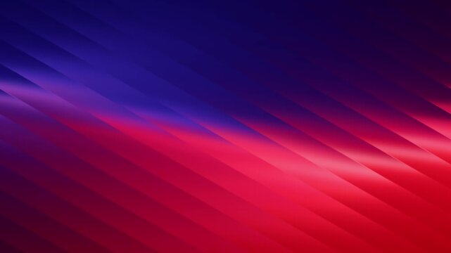 Abstract diagonal lines with blue and red gradient background