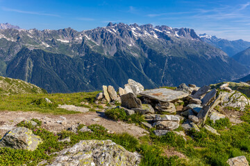 Chamonix Montblanc Beautiful Alpine Mountain