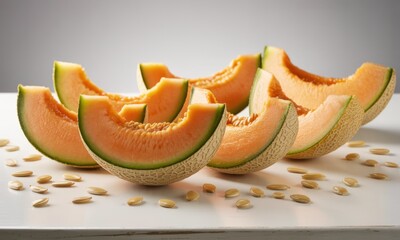 Cantaloupe Slices