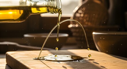 Young Woman Whisking Batter in Kitchen, Healthy Breakfast Preparation