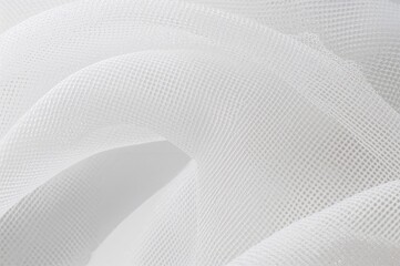 Background with white fabric texture