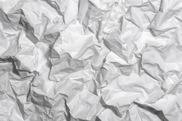Obraz premium Background texture of a wrinkled and folded white paper poster