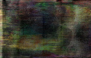 Abstract illustration in glitch art style, featuring horizontal colorful streaks. The image combines energetic lines, blurred gradients, and vibrant color contrasts.