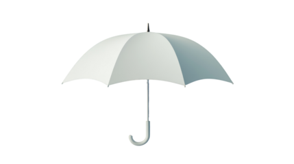 A 3D umbrella icon with a rounded canopy and a straight handle.  png