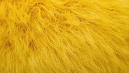 Yellow fuzzy wool textile surface