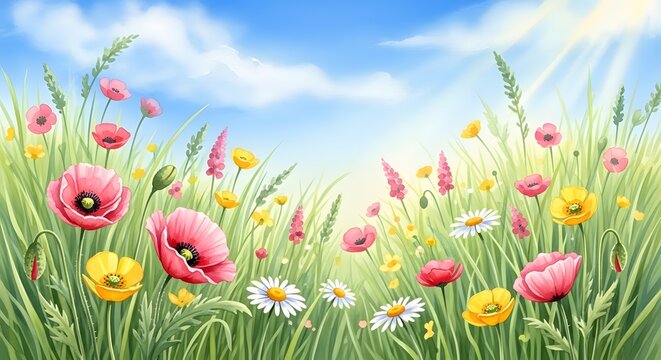 Whisk Watercolor Illustration - Baking Ingredient for Cooking and Desserts