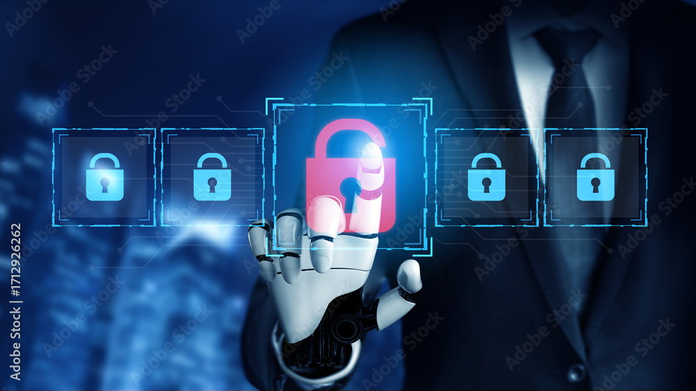 Poster ai system identifies potential data vulnerabilities and alerts for breaches, improving proactive cyb