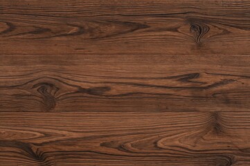 Obraz premium Detailed Brown Wood Grain Background Featuring Extended Walnut Planks for Digital Ceramic and Porcelain Printing, Contemporary Wooden Flooring Design