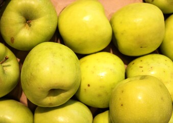 fresh green apples