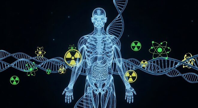 Human Body and Science Illustration. - Powered by Adobe