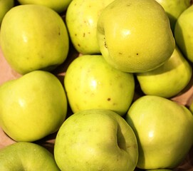 fresh green apples