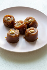 Indian Sooji Halwa Style Dessert Traditional Semolina 