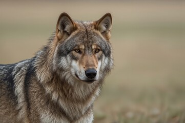 Royalty free photo of a wild wolf in a forest