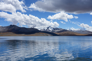 lake and mountains