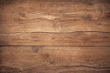 Fototapeta premium Rough wooden surface with a vintage look