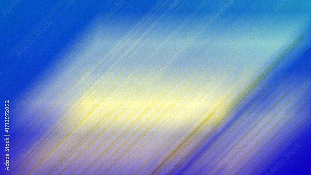 Poster dynamic blue and yellow gradient background with motion blur effect